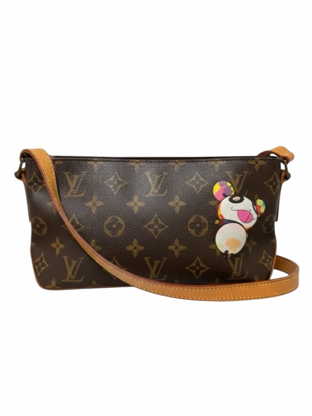 Louis Vuitton x Takashi Murakami Panda Trotteur Monogram Crossbody Bag 2004